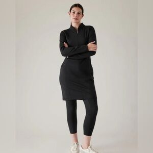 NWT Athleta Black Delancey Dress size Medium